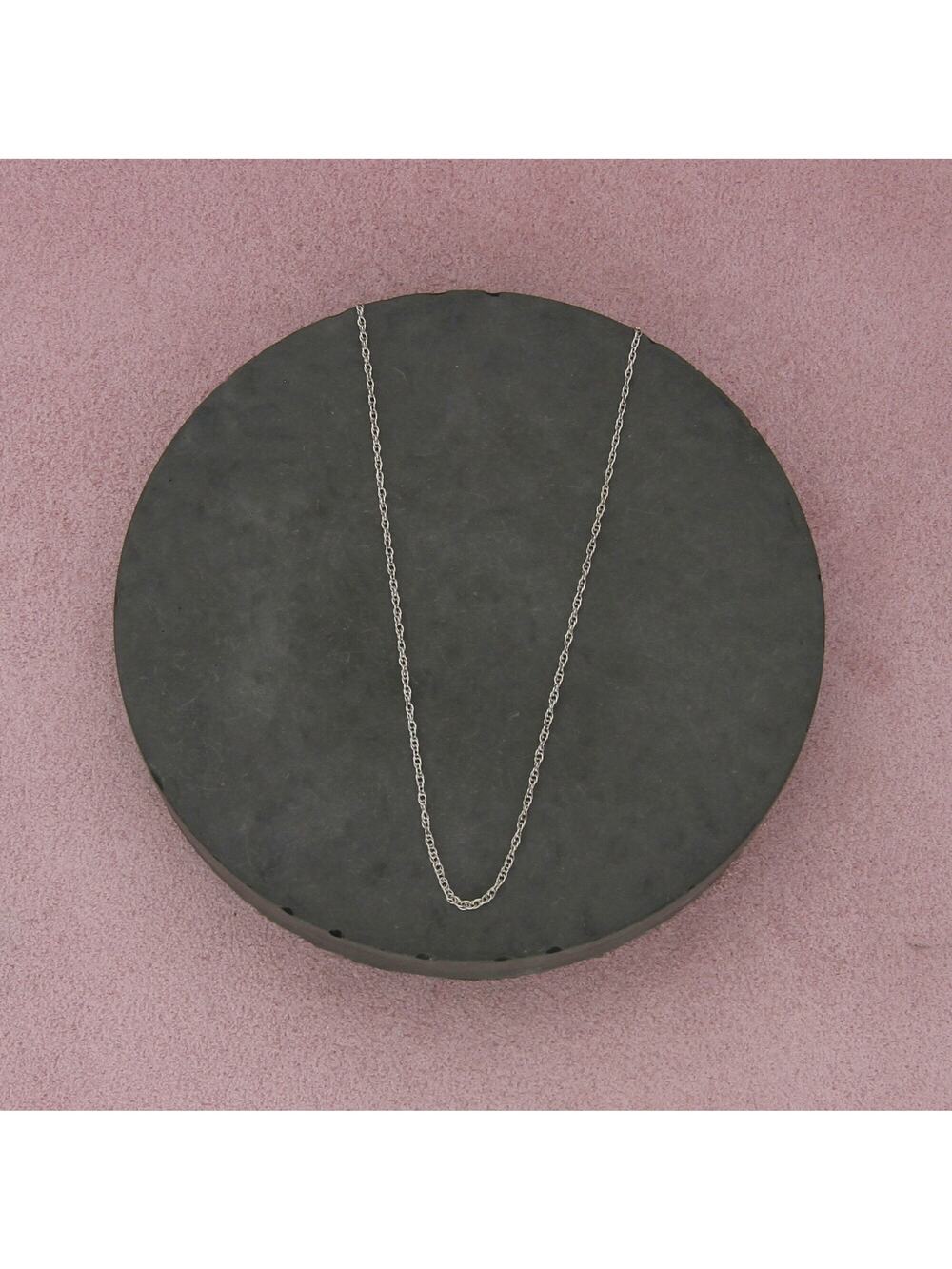 sterling silver 1mm prince of wales chain necklace size 18.75in